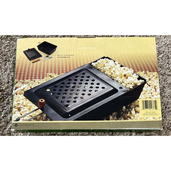 NEW ~ Coghlan's Pop Corn Popper Fireplace Camp Fire Stove Non-Stick ~ Camping - Picture 4 of 4
